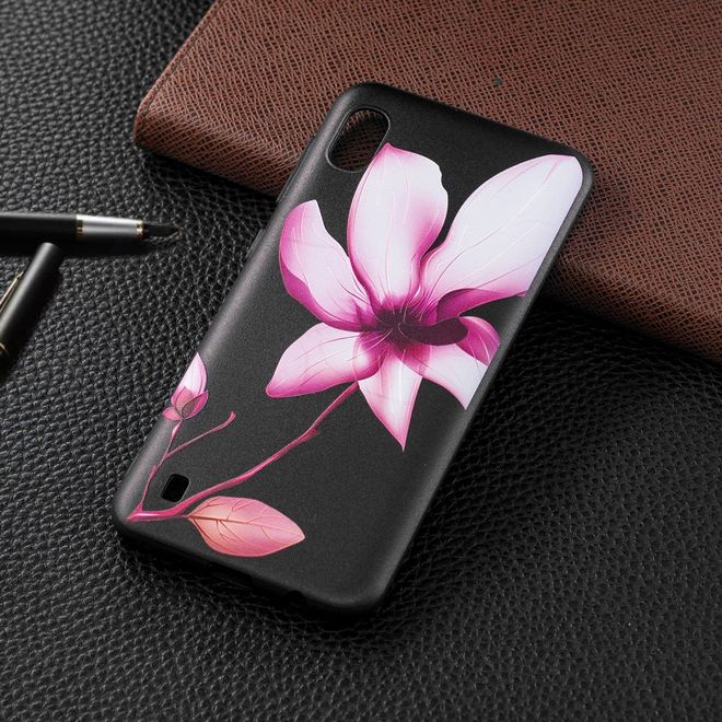 Samsung Galaxy A10 Handyhülle - Softcase Image Plastik Series - grosse Blume