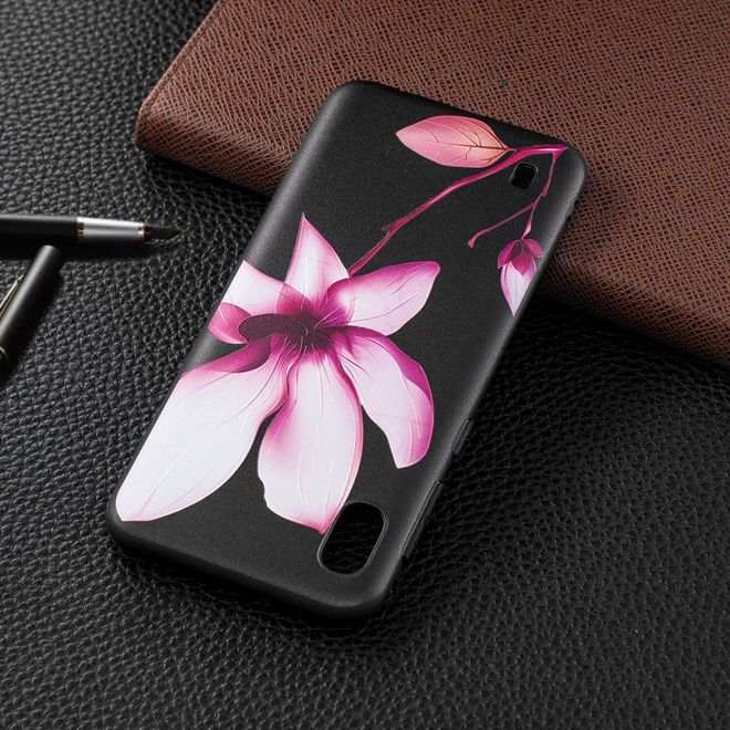 Samsung Galaxy A10 Handyhülle - Softcase Image Plastik Series - grosse Blume