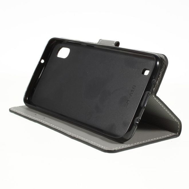 Samsung Galaxy A10 Handy Hülle - Leder Bookcover Image Series - Retro USA Flagge