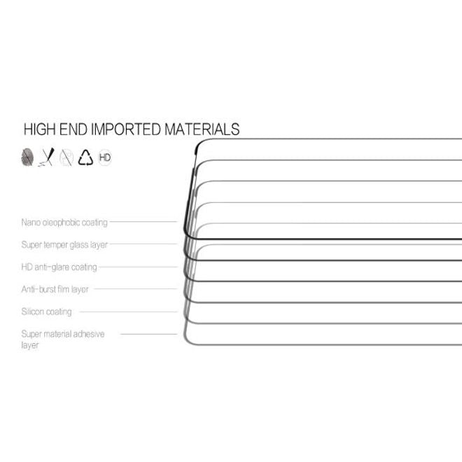 Nillkin - Huawei P40 Lite Schutzfolie - aus gehärtetem Glas - CP+ Pro Series - schwarz