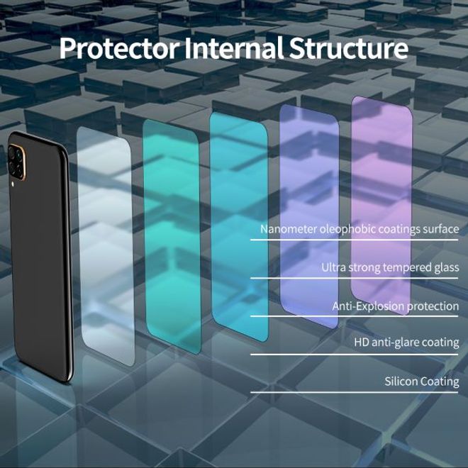 Nillkin - Huawei P40 Lite Schutzfolie 0,2 mm - Folie aus gehärtetem Glas - H+ PRO Series