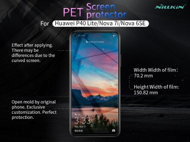 Nillkin - Huawei P40 Lite Display Schutzfolie - Matt Anti-Glare - Matte Whole Set Series