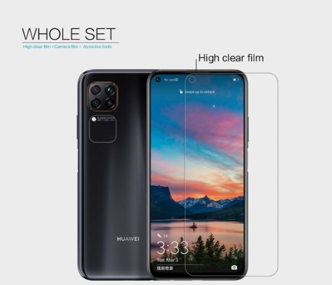 Nillkin - Huawei P40 Lite Schutzfolie - Super Clear Whole Set Series