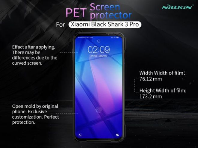 Nillkin - Xiaomi Black Shark 3 Pro Schutzfolie - Super Clear Whole Set Series
