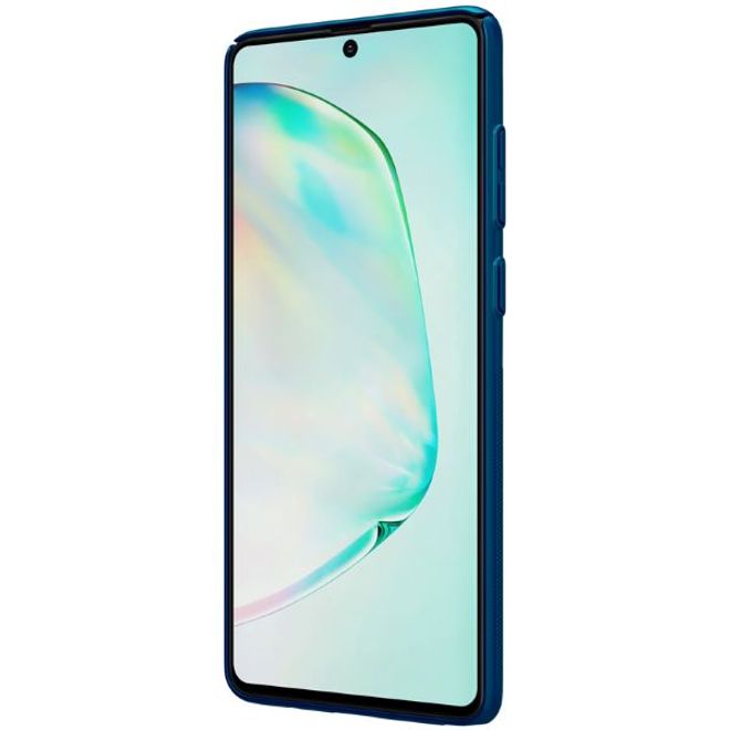 Nillkin - Samsung Galaxy Note 10 Lite Hülle - Plastik Case - Super Frosted Shield Series - blau