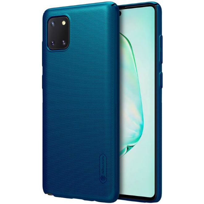 Nillkin - Samsung Galaxy Note 10 Lite Hülle - Plastik Case - Super Frosted Shield Series - blau