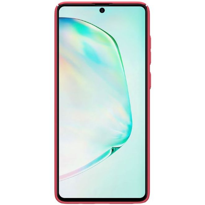 Nillkin - Samsung Galaxy Note 10 Lite Hülle - Plastik Case - Super Frosted Shield Series - rot