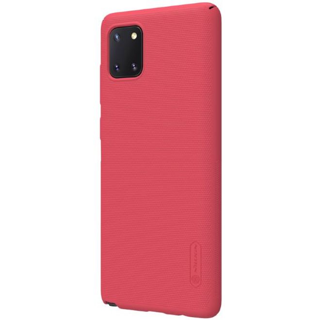 Nillkin - Samsung Galaxy Note 10 Lite Hülle - Plastik Case - Super Frosted Shield Series - rot