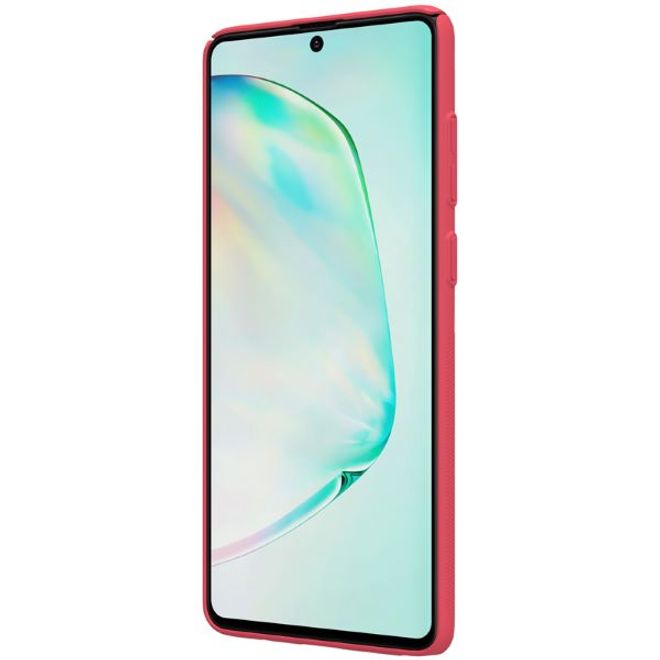 Nillkin - Samsung Galaxy Note 10 Lite Hülle - Plastik Case - Super Frosted Shield Series - rot