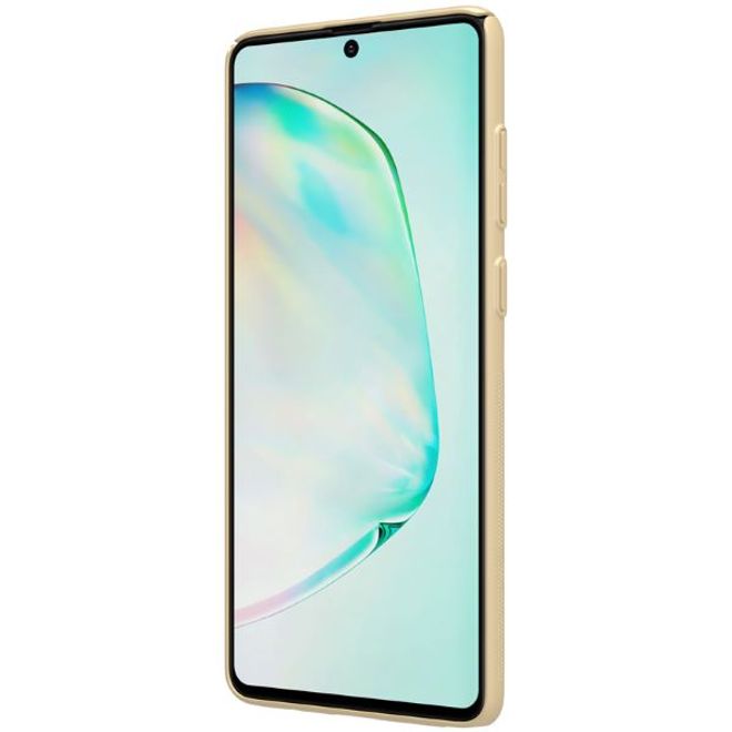 Nillkin - Samsung Galaxy Note 10 Lite Hülle - Plastik Case - Super Frosted Shield Series - gold