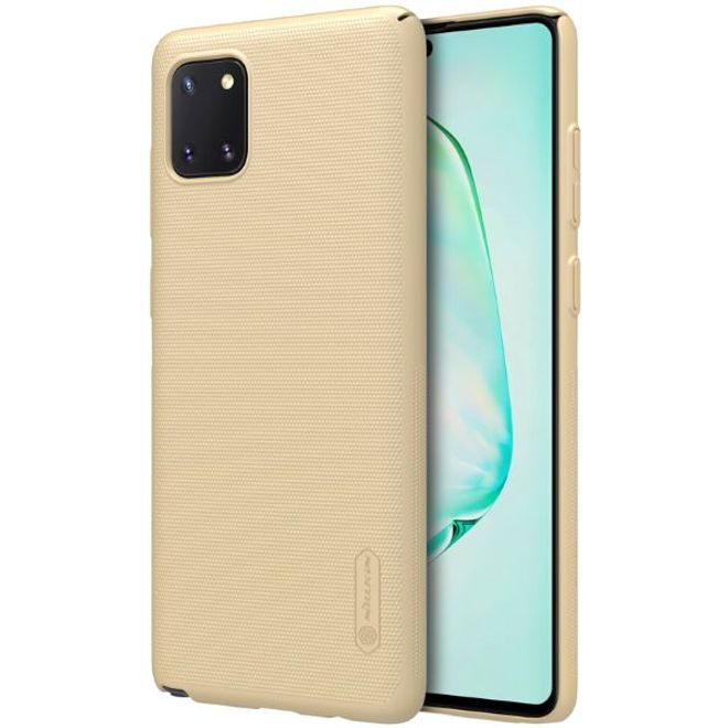Nillkin - Samsung Galaxy Note 10 Lite Hülle - Plastik Case - Super Frosted Shield Series - gold