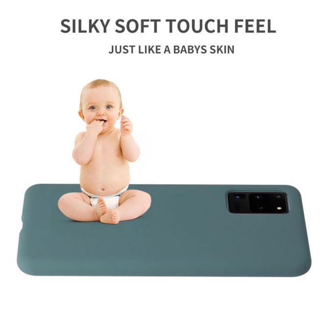 Samsung Galaxy S20 Ultra Case - Liquid Silicone Series - dunkelblau