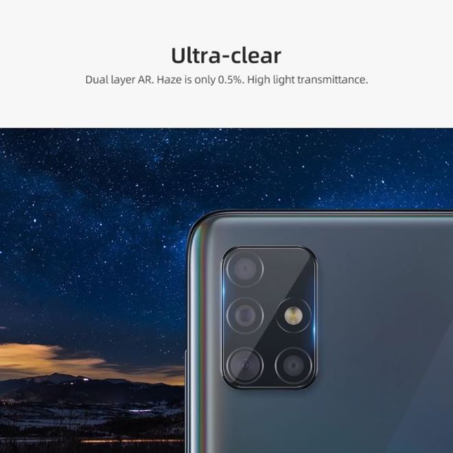 Nillkin - Samsung Galaxy A51 Kamera Schutzglas - InvisiFilm AR Series - transparent