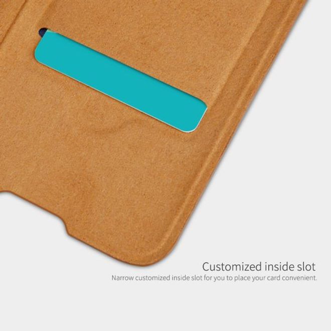 Nillkin - Huawei P40 Pro Hülle - Leder Book Case - Qin Series - schwarz