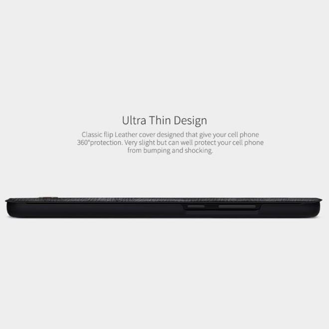 Nillkin - Huawei P40 Pro Hülle - Leder Book Case - Qin Series - braun