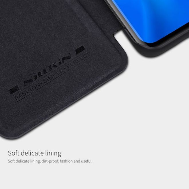 Nillkin - Huawei P40 Pro Hülle - Leder Book Case - Qin Series - braun