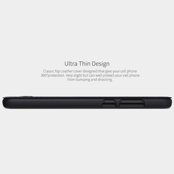 Nillkin - Huawei P40 Hülle - Leder Book Case - Qin Series - schwarz