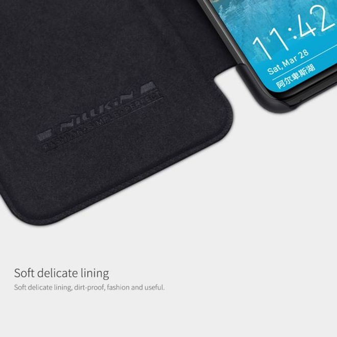 Nillkin - Huawei P40 Hülle - Leder Book Case - Qin Series - schwarz