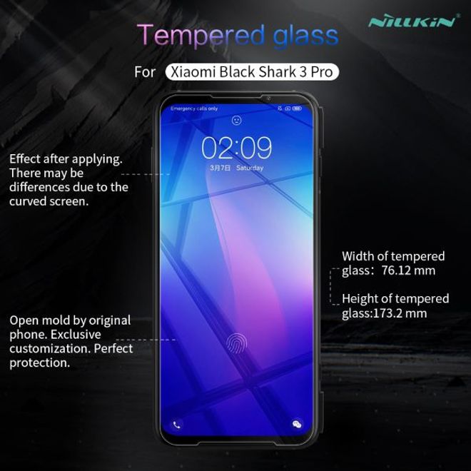 Nillkin - Xiaomi Black Shark 3 Pro Schutzfolie 0,2 mm - Folie aus gehärtetem Glas - H+ PRO Series