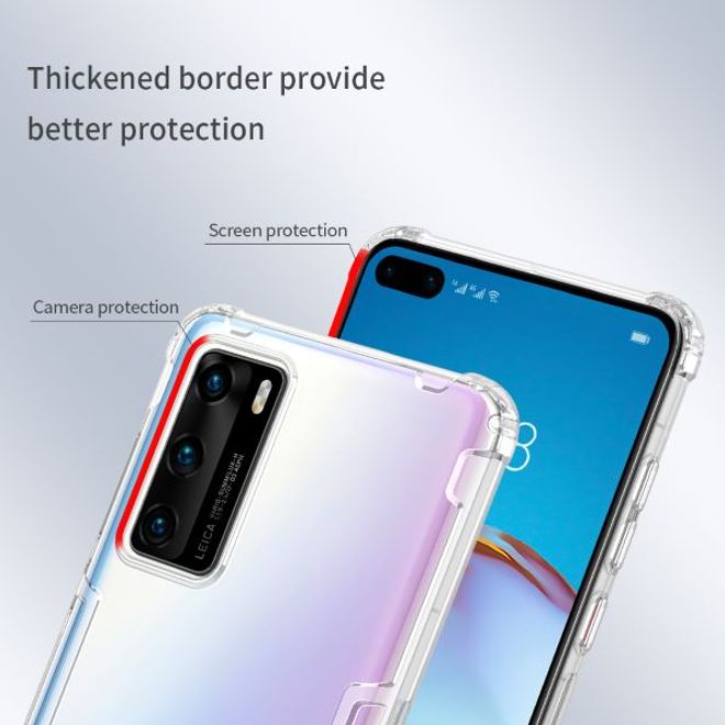 Nillkin - Huawei P40 Hülle - Case aus elastischem Plastik - Nature Soft Series - transparent