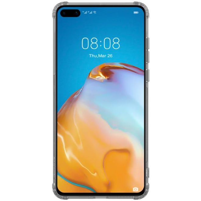 Nillkin - Huawei P40 Hülle - Case aus elastischem Plastik - Nature Soft Series - grau