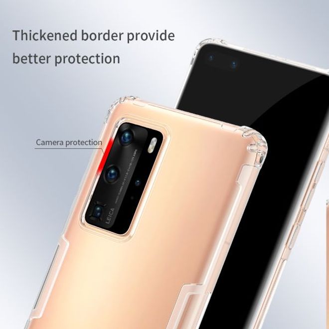 Nillkin - Huawei P40 Pro Hülle - Case aus elastischem Plastik - Nature Soft Series - transparent