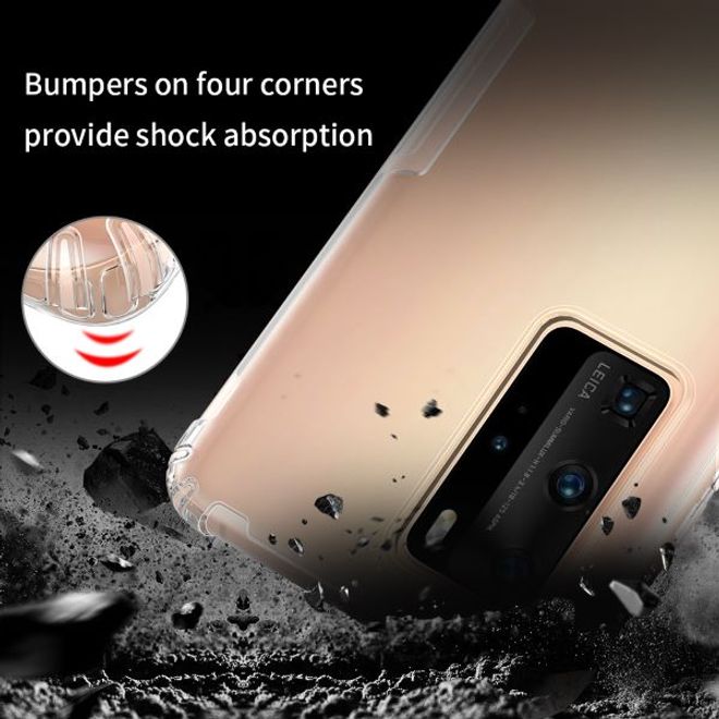 Nillkin - Huawei P40 Pro Hülle - Case aus elastischem Plastik - Nature Soft Series - transparent