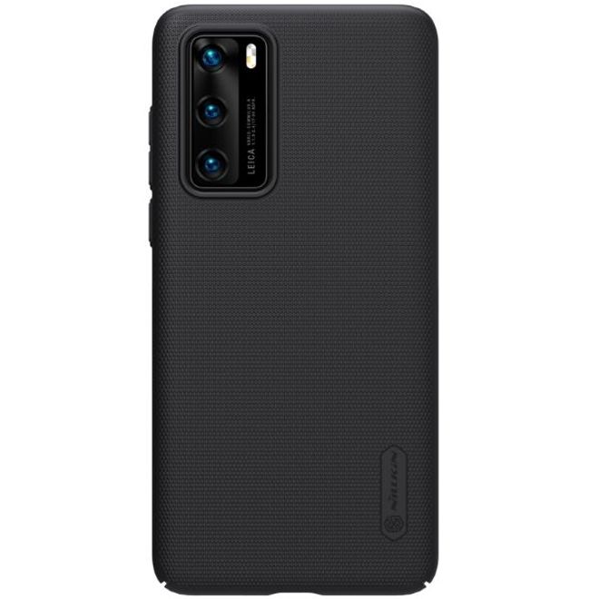 Nillkin - Huawei P40 Hülle - Plastik Case - Super Frosted Shield Series - schwarz