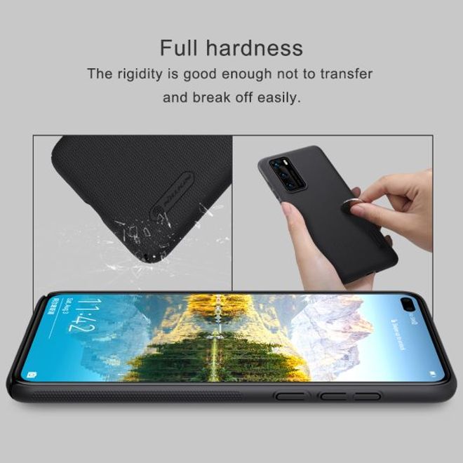 Nillkin - Huawei P40 Hülle - Plastik Case - Super Frosted Shield Series - schwarz