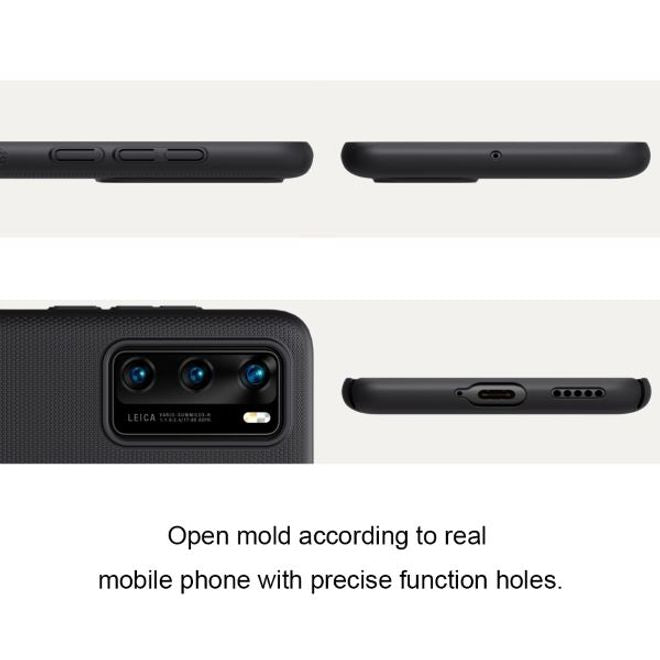 Nillkin - Huawei P40 Hülle - Plastik Case - Super Frosted Shield Series - schwarz