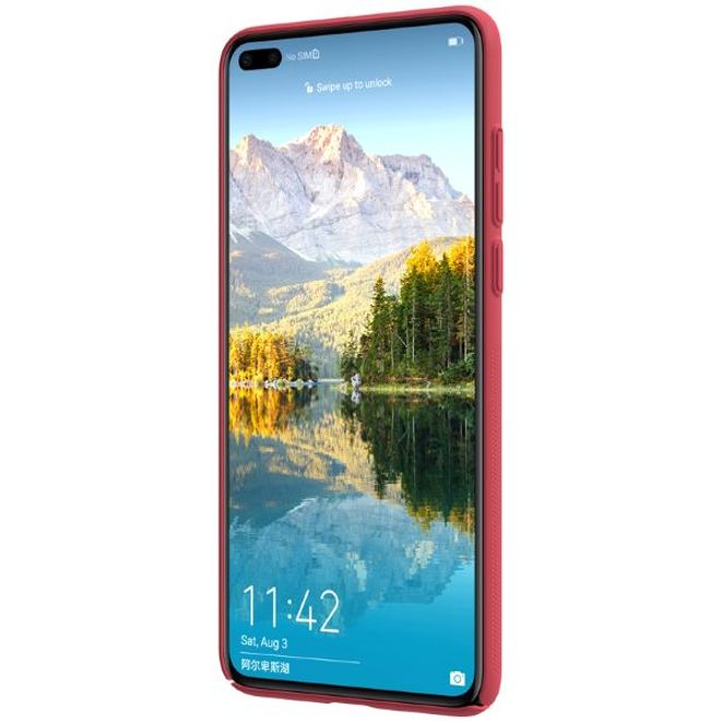 Nillkin - Huawei P40 Hülle - Plastik Case - Super Frosted Shield Series - rot