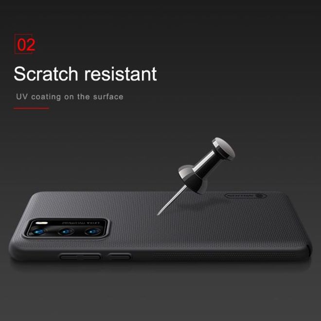 Nillkin - Huawei P40 Hülle - Plastik Case - Super Frosted Shield Series - rot