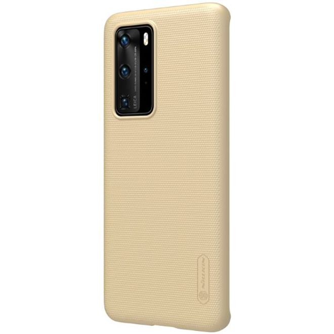 Nillkin - Huawei P40 Pro Hülle - Plastik Case - Super Frosted Shield Series - gold