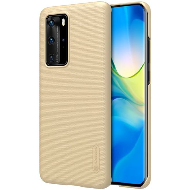 Nillkin - Huawei P40 Pro Hülle - Plastik Case - Super Frosted Shield Series - gold