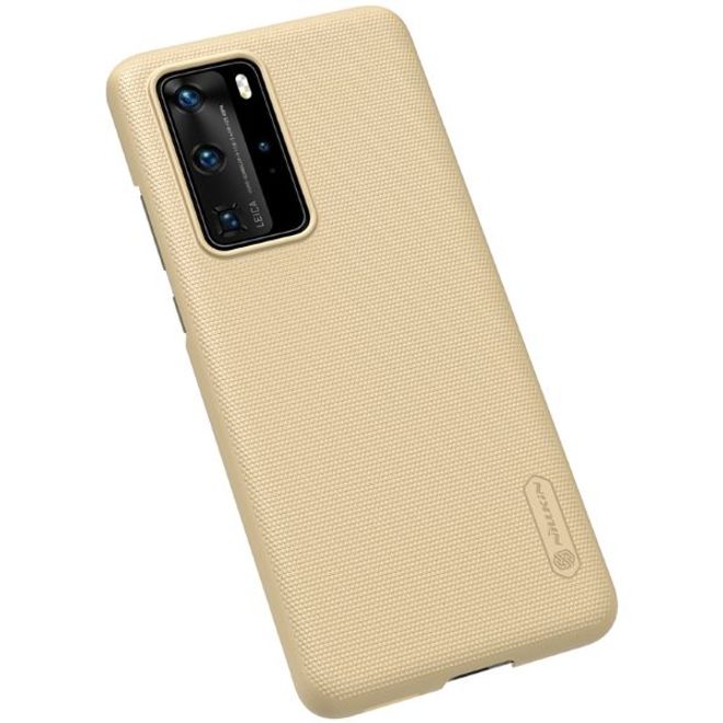 Nillkin - Huawei P40 Pro Hülle - Plastik Case - Super Frosted Shield Series - gold