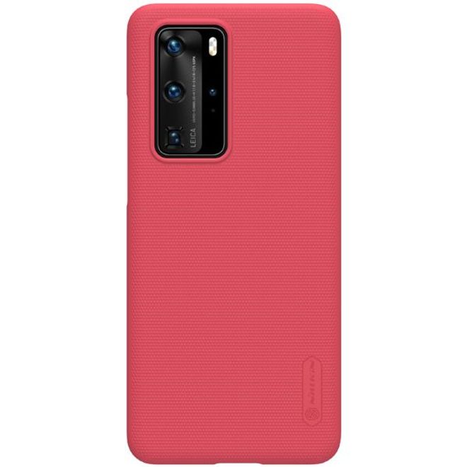 Nillkin - Huawei P40 Pro Hülle - Plastik Case - Super Frosted Shield Series - rot