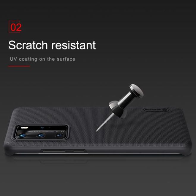 Nillkin - Huawei P40 Pro Hülle - Plastik Case - Super Frosted Shield Series - rot