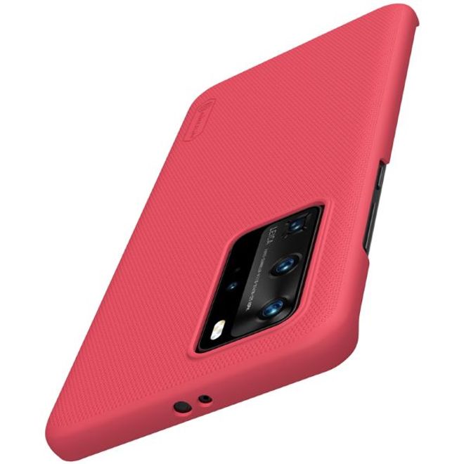 Nillkin - Huawei P40 Pro Hülle - Plastik Case - Super Frosted Shield Series - rot