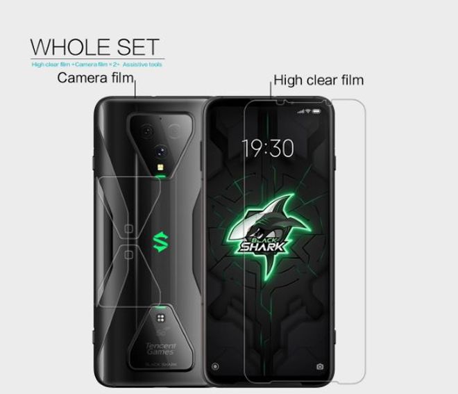 Nillkin - Xiaomi Black Shark 3 Schutzfolie - Super Clear Whole Set Series