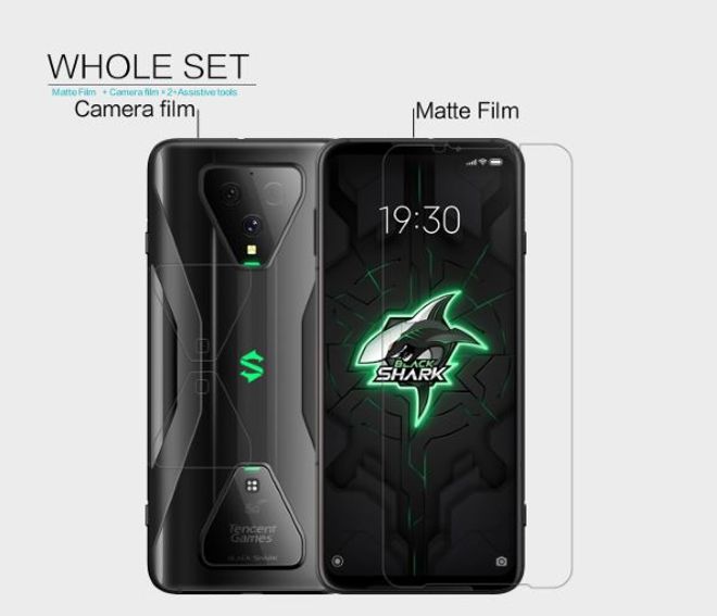 Nillkin - Xiaomi Black Shark 3 Display Schutzfolie - Matt Anti-Glare - Matte Whole Set Series