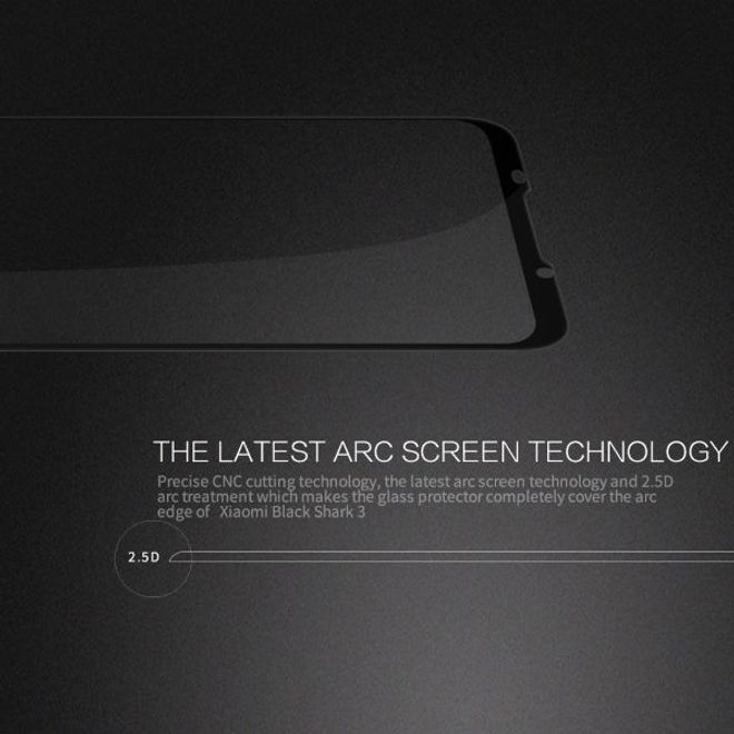 Nillkin - Xiaomi Black Shark 3 Schutzfolie - aus gehärtetem Glas - CP+ Pro Series - schwarz