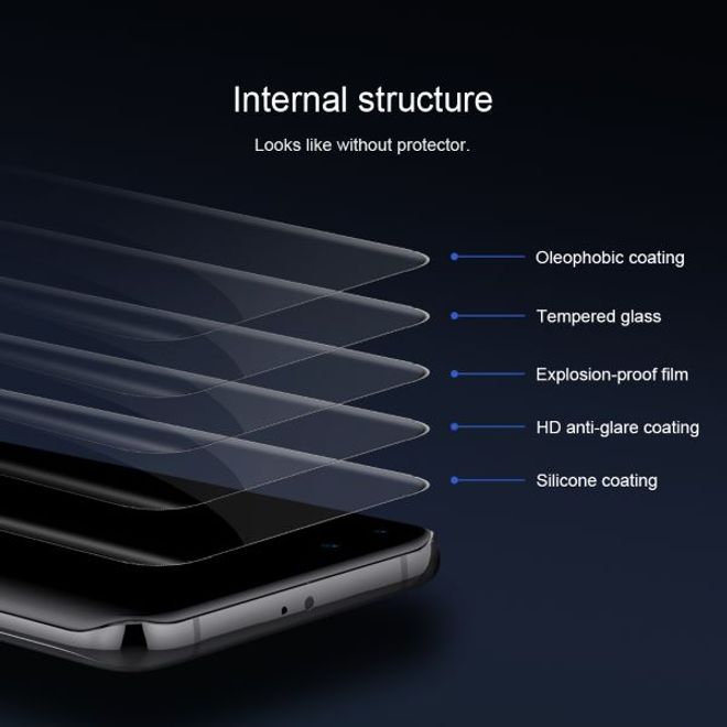 Nillkin - Huawei P40 Pro Schutzglas - 3D CP+ Max Series - schwarz