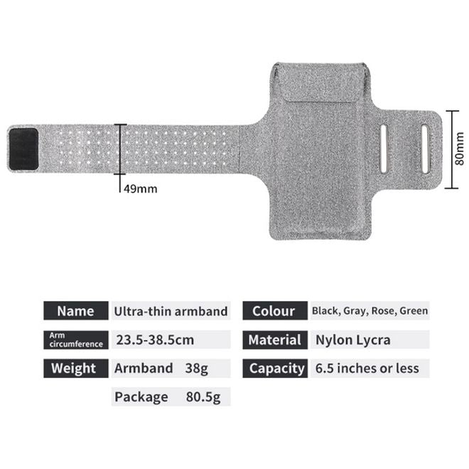 Universal - Sport Armband für Smartphones bis 6.5" - mit Verschlusskappe - pink