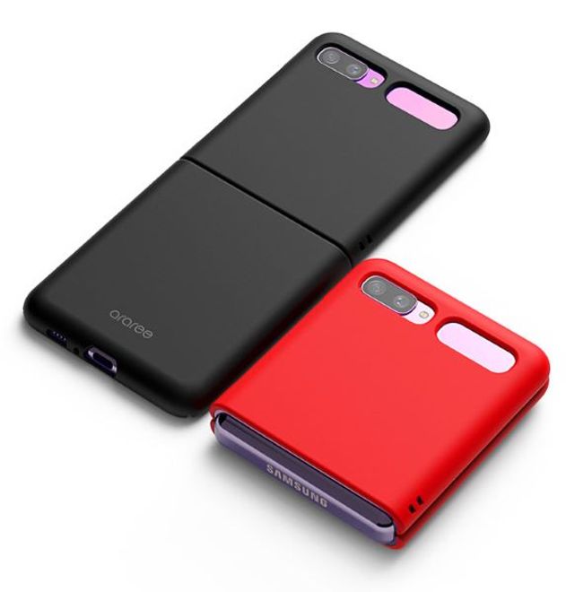 Araree - Samsung Galaxy Z Flip Hülle - Hardcase - Aero Series - schwarz