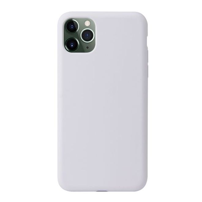 Coque pour iPhone 11 Pro - Série Silicone Liquide - blanche