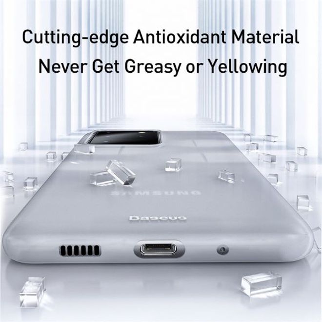 Baseus - Samsung Galaxy S20 Ultra Hülle - Ultradünnes Hardcase - Wing Series - weiss