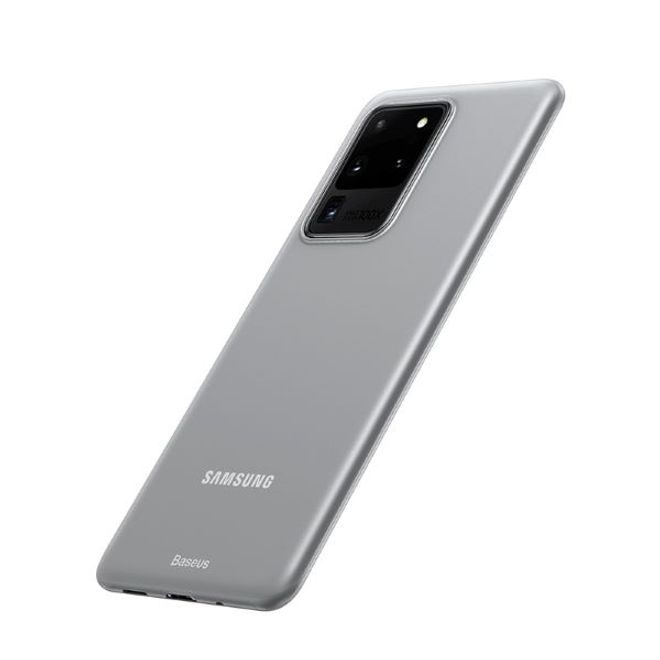 Baseus - Samsung Galaxy S20 Ultra Hülle - Ultradünnes Hardcase - Wing Series - weiss