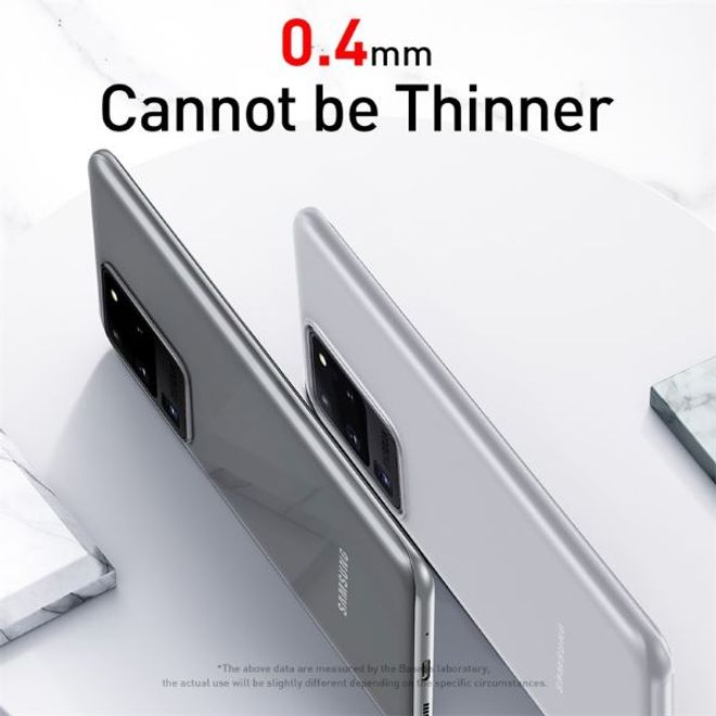 Baseus - Samsung Galaxy S20 Ultra Hülle - Ultradünnes Hardcase - Wing Series - weiss