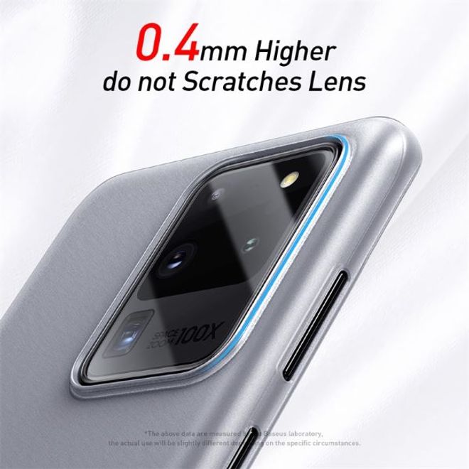 Baseus - Samsung Galaxy S20 Ultra Hülle - Ultradünnes Hardcase - Wing Series - weiss