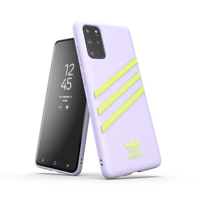 Adidas - Samsung Galaxy S20+ Hülle - Hardcase mit strukturierter Oberfläche - Moulded - lila